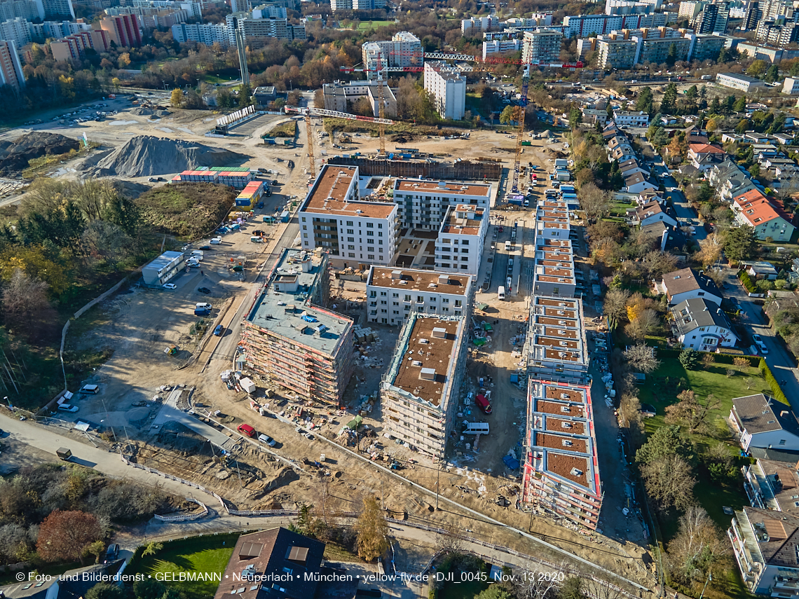 13.11.2020 - Piederstorfer Gelände und Alexisqaurtier am Karl-Marx-Ring in Neuperlach